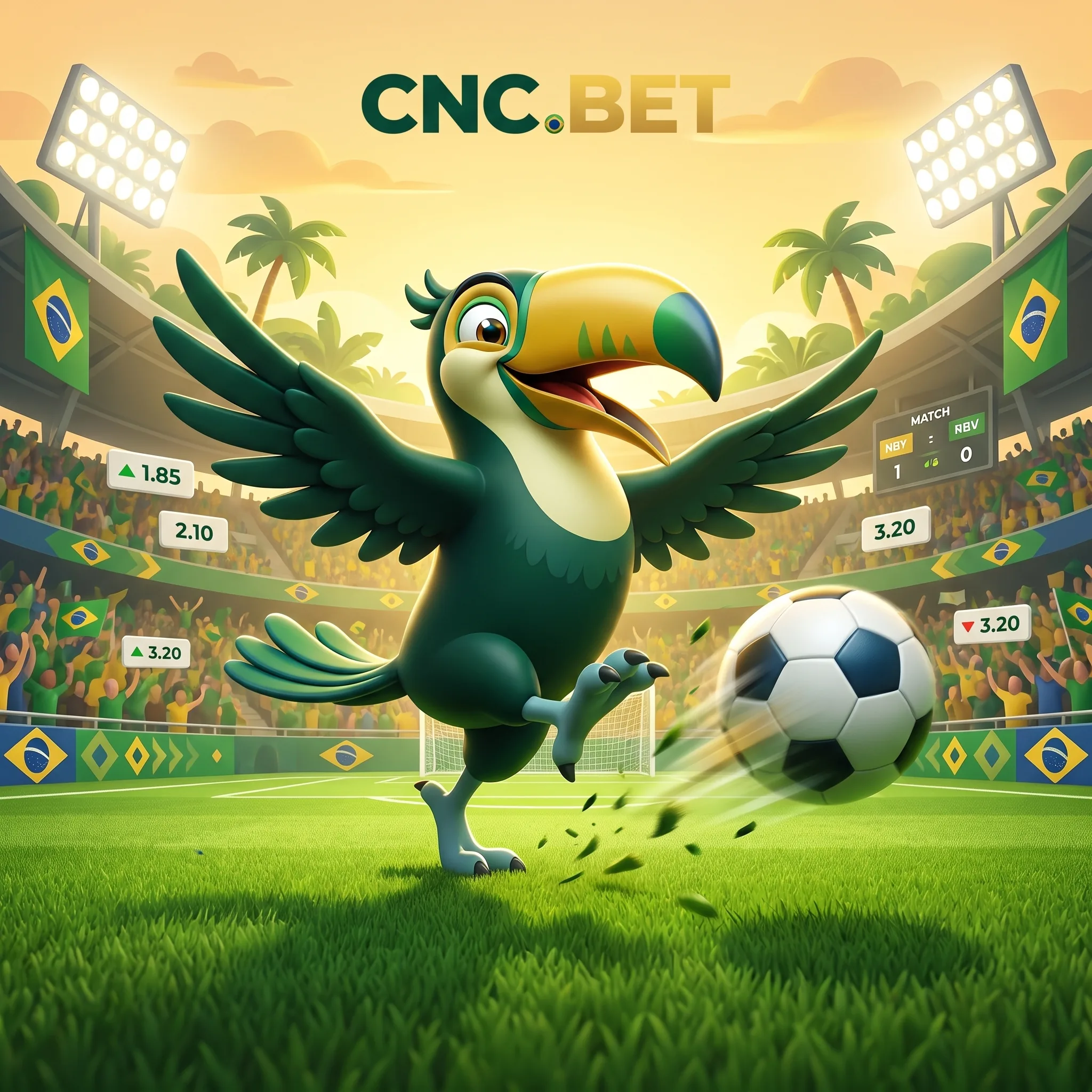 Apostas esportivas ao vivo na CNC Bet